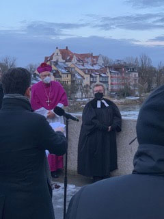 Donausegnung Bischof 09.01.22